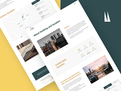 Hoge Toren architecture concept minimalism modern trendy typography ui ux webdesign