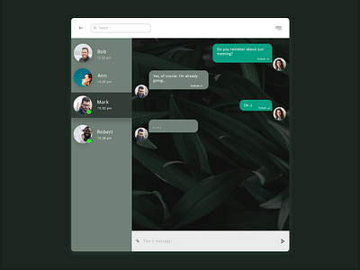 #Daily UI 013 - Direct Messaging