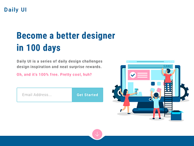 #Daily UI  - Landing Page