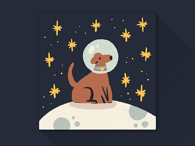 A dog on the moon?