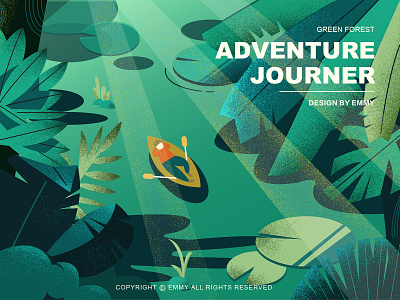 Adventure Journey adventure design forest illustration