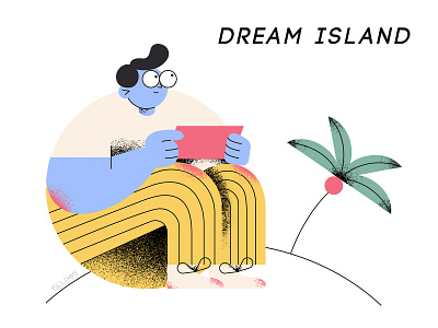 Dream Island design dream illustration island