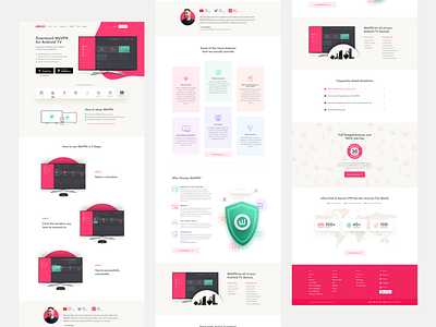 WeVpn For Android TV android android app design android tv branding design download page dribbble best shot graphic design landing page design product design security trendy ui ux design user experience design user interaction user interface design visual design vpn vpn app vpn design vpn service