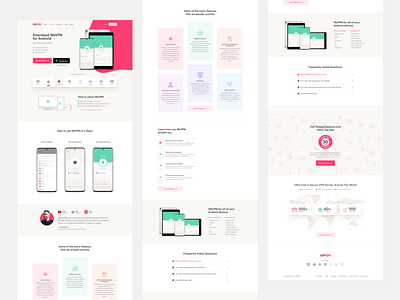 WeVpn For Android Phones android android app android app design android phones download dribbble best shot figma graphic design mobile app design product design security trendy ui ux design user experience design user interaction user interface design visual design vpn vpn service vpn website