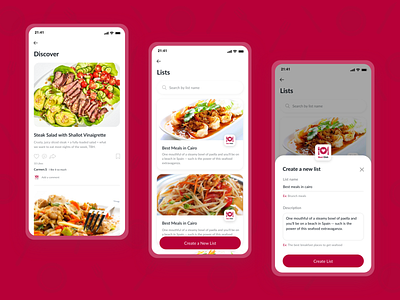 Best Dish Food App dribbble best shot food food and drink food app food app ui food delivery graphic design home page list mobile app design product design recipe app recipes restaurant restaurant app ui ux design user experience design user interaction user interface design visual design