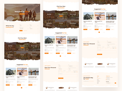 New African Frontiers Landing Page booking app booking website dribbble best shot graphic design landing page landing page design landing page ui product design tourism travel agency travel app traveling travelling landing page travelling website trendy ui ux design user experience design user interaction user interface design visual design