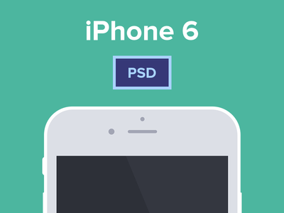 iPhone 6 & 6 Plus Free PSD Mockup