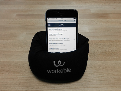 Workable Mobile Coming Soon mobile webapp workable