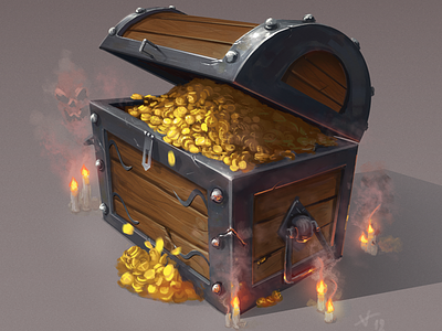 Treasure Chest chest gold hunt pirate sea thief treasure