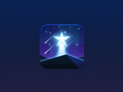 Starline icon app design icons ios line sky star starline texture