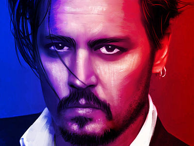 jOHNYdEPP Digital Painting