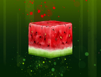 watermelon adobe photoshop creative creative design design digital illustration digital painting digitalart drawing food painting wacom tablet