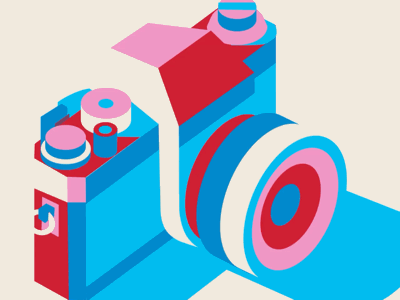Camera obscure. Messing about with vectors:) by Peter Greenwood on Dribbble
