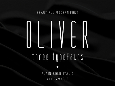 Oliver Beautiful Modern Font alphabet calligraphy design font font awesome font design graphic logo modern font retro font typeface typography vintage vintage font