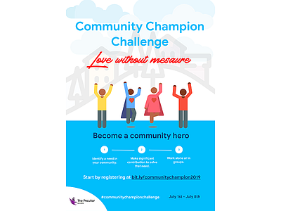 Community Champion Challenge design poster