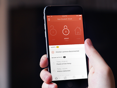 SimpliSafe concept funsize home automation ios iphone security