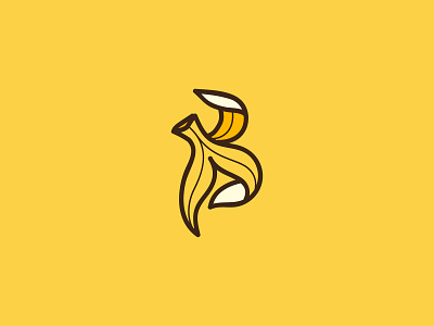 Letter B - Banana logo