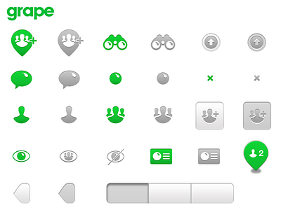 Grape iPhone app app icons iphone ui