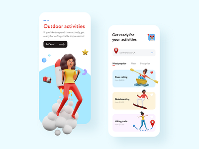Outdoor Activities Mobile App