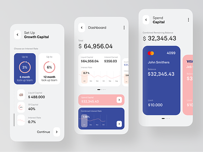 Banking Mobile App app design bank app bank card banking banking app clean dashboad ecommerce graphic graphs ios app minimal mobile app mobile app design