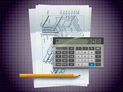 Another Engineering calculator illustration pixelperfect