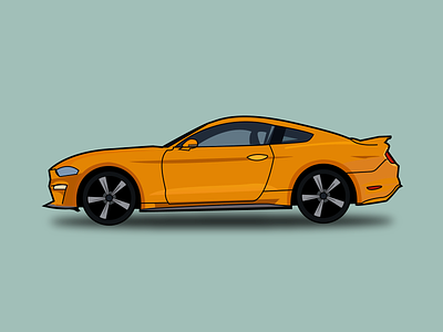 Mustang design ford mustang illustration mustang vector