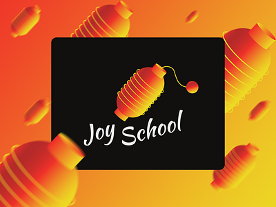 Joy School concept design logo vector