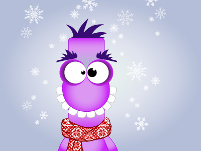Mr Winter winter kids illustration design happiness character design colorful adobe illustrator illustration
