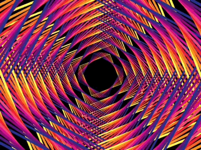 Multicolor Illusion adobe after effects adobe illustrator geometric illusion optic illusion