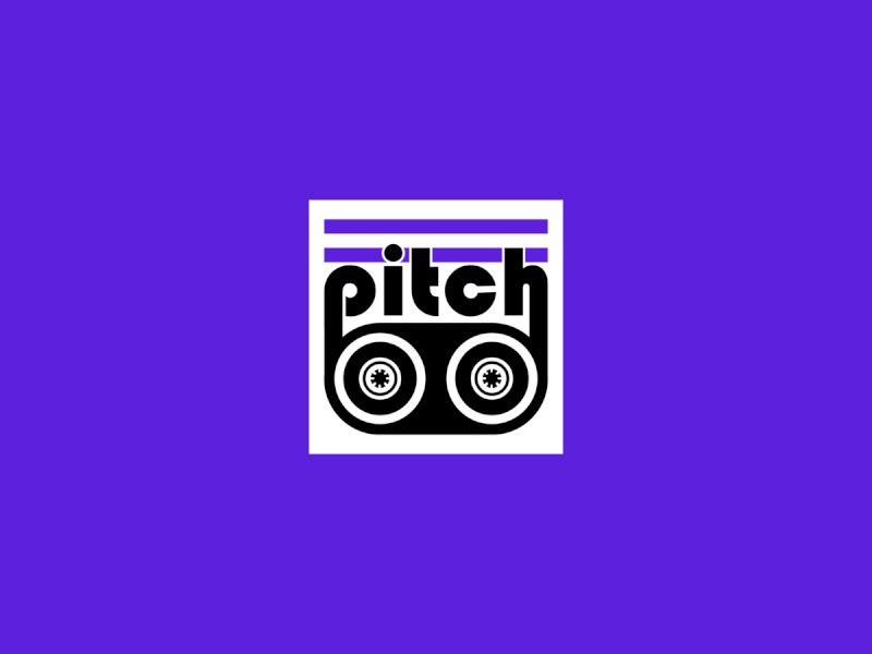 Daily Logo Challenge: Day 09 | Music Streaming App Logo app logo branding dailylogo dailylogochallenge design flat icon logo minimal music pitch vector