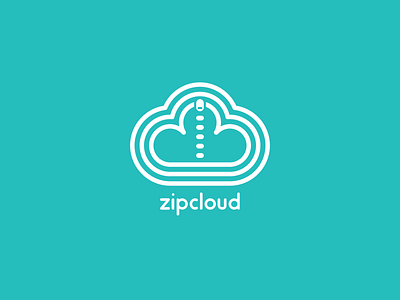 Daily Logo Challenge: Day 14 | Cloud Computing Logo cloud dailylogo dailylogochallenge design flat logo minimal vector zipcloud