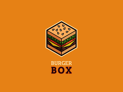 Daily Logo Challenge: Day 33 | Burger Joint Logo box burger dailylogo dailylogochallenge design logo vector