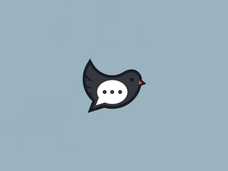 Daily Logo Challenge: Day 39 | Messaging App Logo Notification