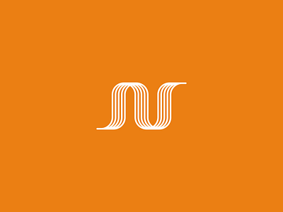 Alphabet Logo Series | N design flat letter logo letter n lettermark logo minimal noodles vector
