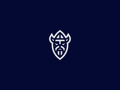 Viking + Football Logo