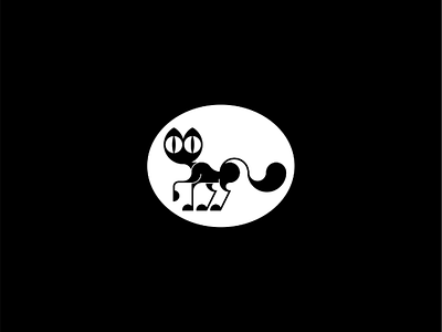 Black Cat abstract animal black cat design logo logomark minimal pet simple