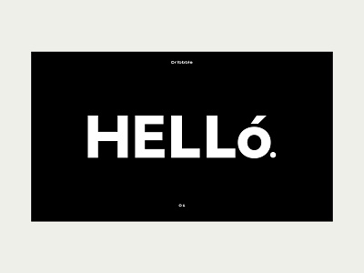 Helló Dribbble brand debut dribbble first shot hello dribbble typography