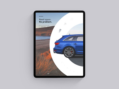 Audi boot component app branding car component concept interface lifestyle ui ux web webdesign