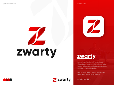 Zwarty Brand logo | z letter Modern logo design