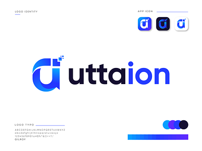 U + I for Uttaion | Modern Logo Design