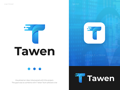 T For Tawen |  Modern Logo Design
