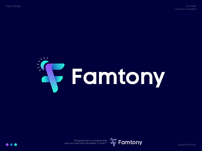 F + T for Famtony | Modern logo design (unused)