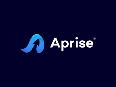 Aprise Logo | Modern A letter