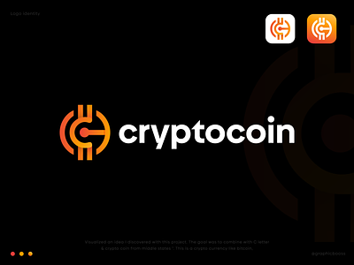 Cryptocoin Cryptocurrency Logo Design | Letter C + Coin