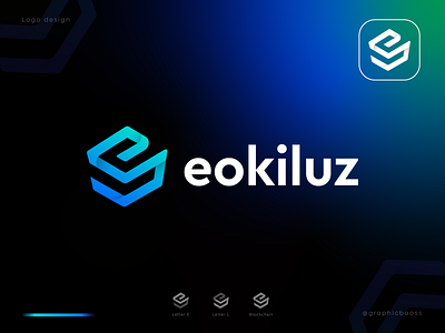 Letter E + L for Eokiluz Logo - Blockchain, NFTs Company