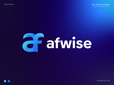 Letter AF + Arrow + Connection Logo Concept