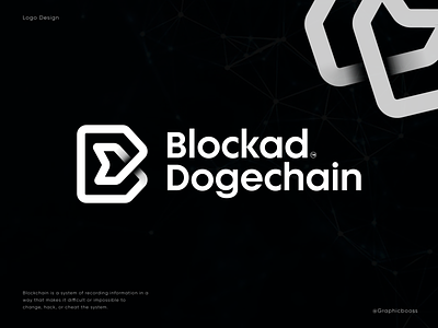 Blockad Dogechain Logo Design