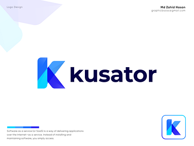 Kusator - SAAS App Logo Branding b2b branding ecommerce fintech app logo fintech logo flat logo k logo letter mark monogram logo logo branding logo design modern logo operator saas app logo saas logo software software provider tech logo technology techonology branding