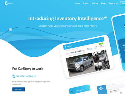 CarStory design ui ux web website