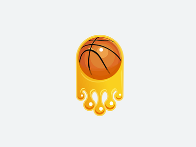 Honey + Basketball logo branding design logo vector